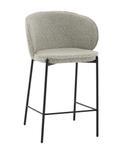 Стул полубарный Stool Group Тисдейл букле светло-зеленый