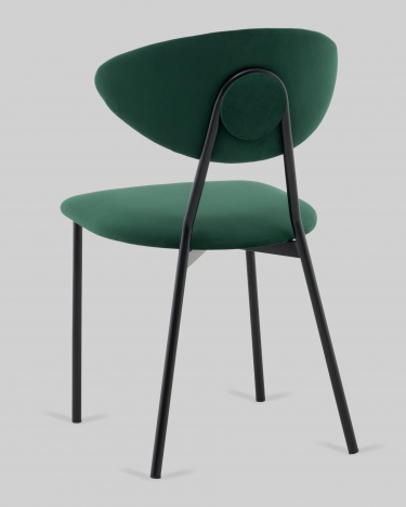 Стул обеденный Stool Group Квинси велюр зеленый