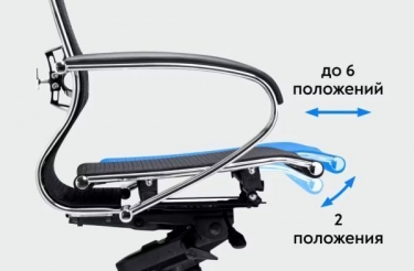 Кресло компьютерное Метта Samurai L2-6D - TS+Infinity /Kc00/Wm06/D04P/H13mL-3DM06.B32.G11.W03