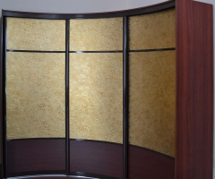 Шкафы-купе округлые