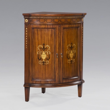 Комод угловой Corner cabinet inlay ручная работа