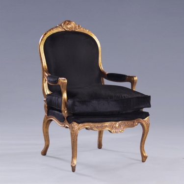 Кресло Louis XV Fauteuil (мебель из Голандии, красное дерево)