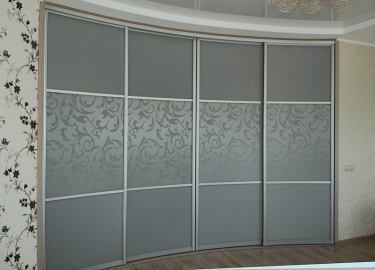 Межкомнатная перегородка на 4 двери