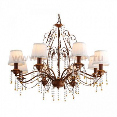 Люстра с абажурами Arte lamp A9468LM-8BR
