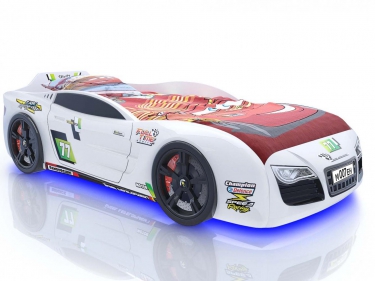 Кровать-машина R2 white