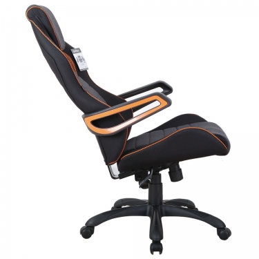 Компьютерное кресло BRABIX Techno Pro GM-003 Черно-серый/оранжевый