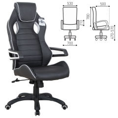 Компьютерное кресло BRABIX Techno Pro GM-003 Черный-серый