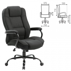Компьютерное кресло BRABIX Heavy duty HD-002 ткань Черный