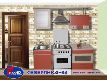 Кухня Северянка 36 прямая