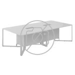 Стол для переговоров Profoffice ANCONA 107 801 f.white0032 Белый Хром