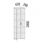Шкаф с полками Витра Лидер-Престиж 83.12