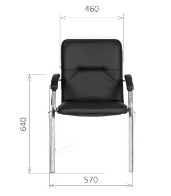 Кресло посетителя Chairman CHAIRMAN 850 Terra 118 черный