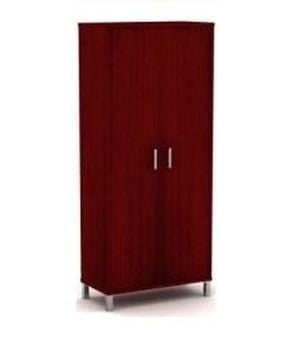 Стеллаж с дверью ДСП Skyland В430.6 Бургунди