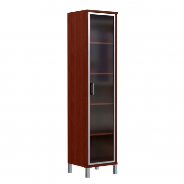Стеллаж стекло в раме Skyland В431.8 L Бургунди