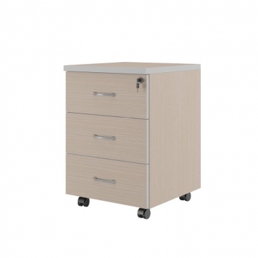 Тумба подкатная с 3 ящиками POINTEX ZOM27530302 Дуб шамони светлый