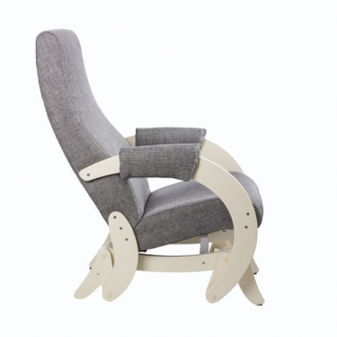 Кресло-качалка Комфорт Модель 68 М Сливочный/Verona Light Grey