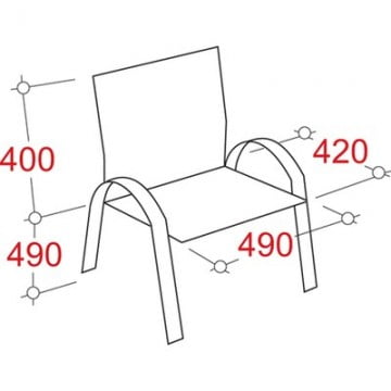 Конференц-кресло EasyChair VT_CH659 385142 Бежевый