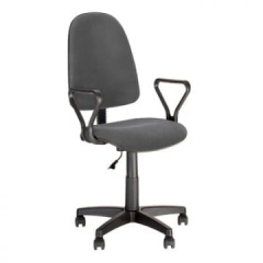 Кресло офисное EasyChair UA_Prestige Ткань 501763 Серая