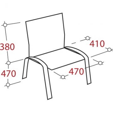 Стул для посетителей EasyChair UP_EChair Rio ИЗО С-6/ТК-9 18542