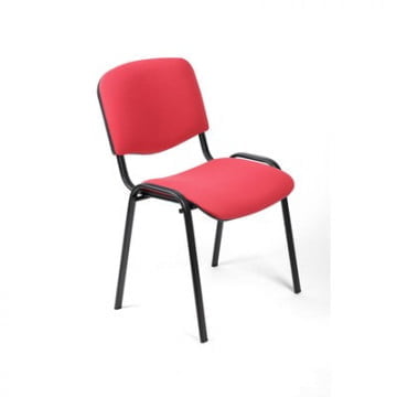 Стул EasyChair ZP_UP_EChair Rio ИЗО чёрн ткань красная 550721