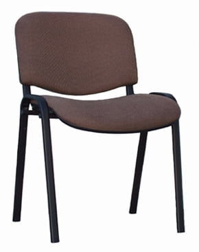 Стул EasyChair ZP_UP_EChair Rio ИЗО чёрн ткань коричневая 550722