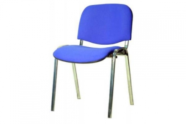 Стул EasyChair ZP_UP_EChair Rio ИЗО хром к/з синий 550734