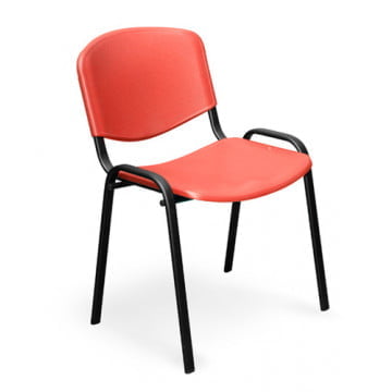 Стул EasyChair ZP_UP_EChair Rio ИЗО чёрн пластик красный 573679