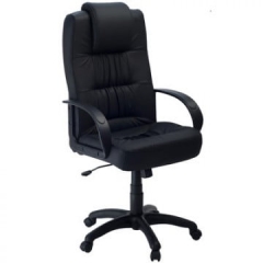 Офисное кресло EasyChair FA_Руководителя EChair 605 TPU к/з черный 629227