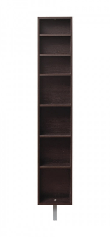 Поворотный шкаф Shelf-on в черном глянцевом стекле Зум Шелф Венге