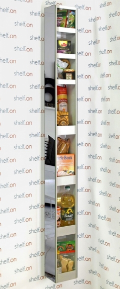 Поворотный шкаф Shelf-on в белом стекле Iglu White Белый