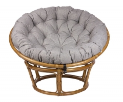 Кресло для отдыха Комфорт Papasan CHAIR MI-003 с подушкой Золотой мёд