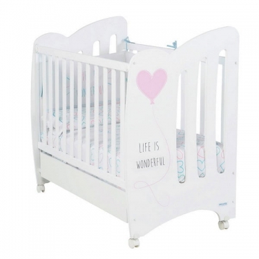 Кровать Micuna Micuna Wonderful 120x60 White/Pink