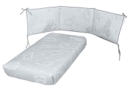 Набор Micuna Micuna Dolce Luce покрывало+борт 120x60 TX-1650 Grey