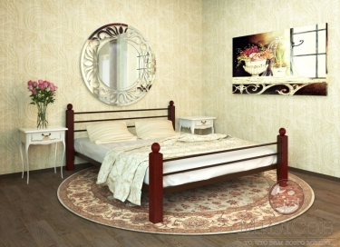 Кровать МилСон Милана Lux plus 1800х2000 Коричневая