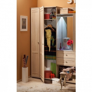 Шкаф для обуви Стиль Мебель Sherlock 73 лев Дуб Сонома