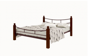 Кровать МилСон София Lux plus 1600х2000 Коричневая