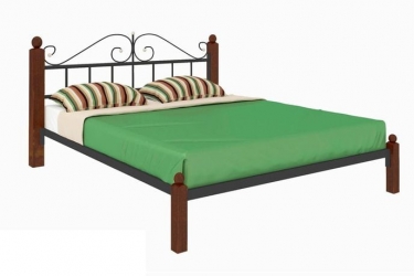 Кровать МилСон Диана Lux 1400х1900 Желтая