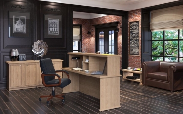 Стойка ресепшен Skyland RMS 160 Дуб девон