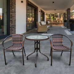 Комплект мебели Афина-мебель Асоль-1B TLH-037BR2/060RR-D-60 Brown 2Pcs