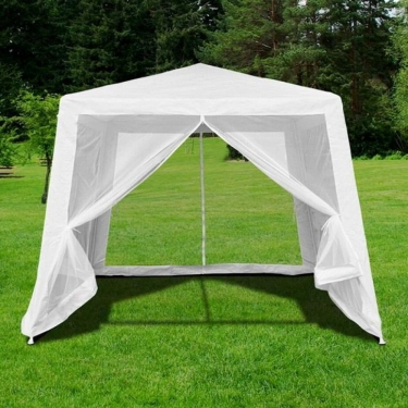Садовый шатер Афина-мебель AFM-1035NC White 3x3/2.4x2.4