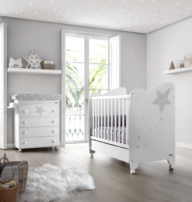 Кроватка 120x60 Micuna Micuna Estela White/Grey