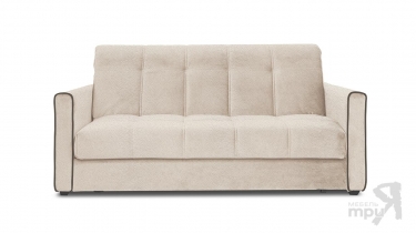 Диван Трия Лего Т1 160х200 Pony Beige микровелюр, бежевый