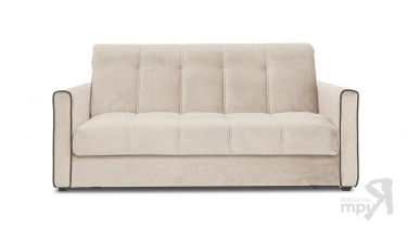 Диван Трия Лего Т1 145х200 Pony Beige микровелюр, бежевый