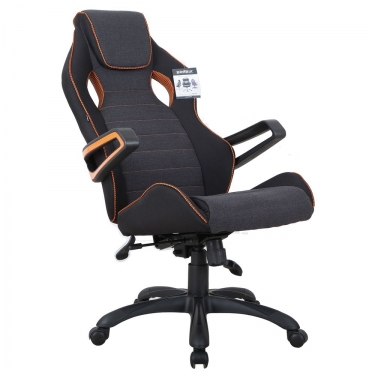 Кресло компьютерное BRABIX BRABIX Techno Pro GM-003 Черно-серый/оранжевый