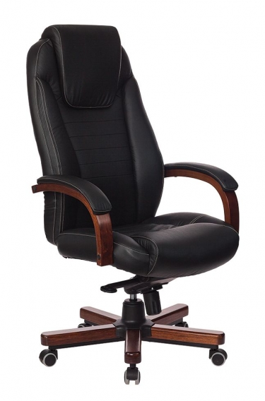 Кресло руководителя Бюрократ Бюрократ T-9923WALNUT/BLACK