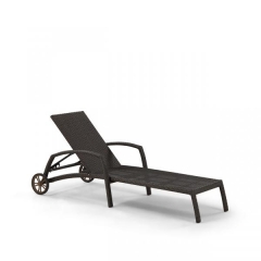 Шезлонг-лежак Афина-мебель A35A-W53 Brown