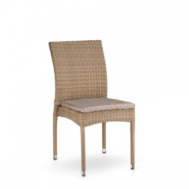Комплект плетеной мебели Афина-мебель T256B/Y380B-W65 Light Brown 4Pcs