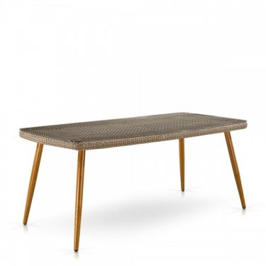 Комплект плетеной мебели Афина-мебель T363B/Y363B-W65 4PCS Light Brown