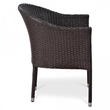Кресло плетеное Афина-мебель Y350G-W53 Brown