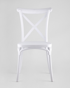 Стул пластиковый Stool Group Кроссбэк Белый
